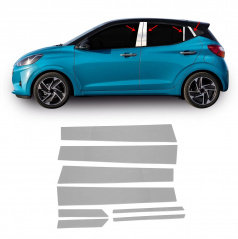 Fenstersäulenabdeckungen aus Edelstahl für den Hyundai i20 2020-23
