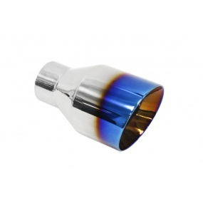 Endrohr 102mm Eingang 60mm Poliert Burn
