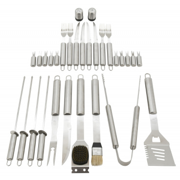 Grillbesteck-Set 30-tlg. ALU-Koffer Grillbesteck-Set 30-tlg. ALU-Koffer