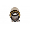Endstück des Schalldämpfers 101mm Eingang 70mm Gold Silber