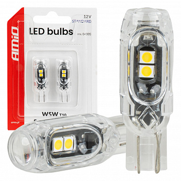LED-Lampen STANDARD W5W T10 2835 5SMD weiß 12V LED-Lampen STANDARD W5W T10 2835 5SMD weiß 12V