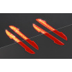 Selbstklebender Türschutz DELTA rot 4 Stk