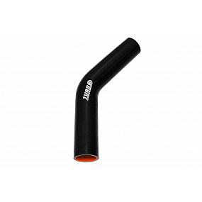 Kolanko 45st TurboWorks Pro Black 76mm XL