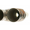 Mittelschalldämpfer 70mm TurboWorks LT 304SS 355mm