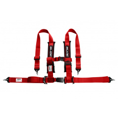 Sportgurte Slide 4p 2" Rot Homologation E4