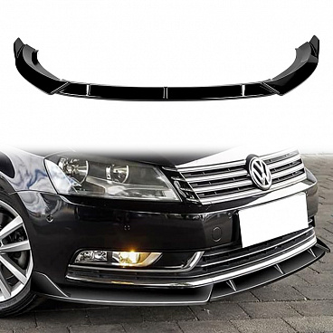 Vordere Stoßstange in Gloss Black Volkswagen Passat B7