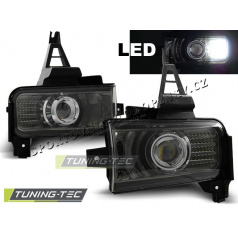 TOYOTA LAND CRUISER FJ200 2007- LED FRONT FOG LIGHTS BLACK SMOKE
