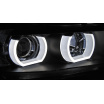 BMW E90/E91 03.2005-08.2008 3D U-Type schwarze HID-Frontscheinwerfer, klar