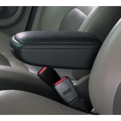 Armlehne, schwarzes Leder – Octavia II. 2004-2012