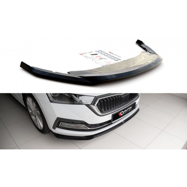Spoiler unter der vorderen Stoßstange ver.2 für Škoda Octavia Mk4, Maxton Design (ABS-Kunststoff ohne Oberflächenbehandlung) Spoiler unter der vorderen Stoßstange ver.2 für Škoda Octavia Mk4, Maxton Design (ABS-Kunststoff ohne Oberflächenbehandlung)