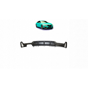 BMW 4 F32 F33 F36 Heckdiffusor Carbon Look BMW 4 F32 F33 F36 Heckdiffusor Carbon Look