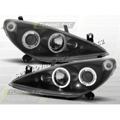 PEUGEOT 307 2001-05 FRONTKLARLEUCHTEN ANGEL EYES SCHWARZ