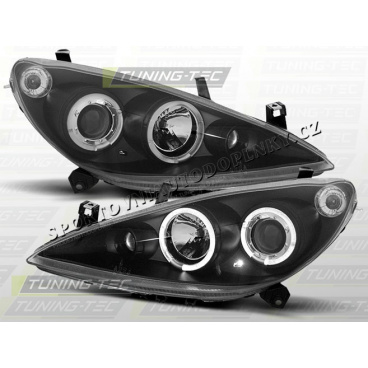 PEUGEOT 307 2001-05 FRONTKLARLEUCHTEN ANGEL EYES SCHWARZ