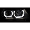 BMW E90/E91 03.2005-08.2008 klare Frontleuchten 3D U-Type schwarz