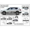 Seitenschutzleisten für Türen, Seat Tarraco, 2019+