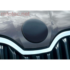 Emblemabdeckung vorne/hinten – glänzend schwarz „Klavierlack“