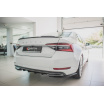 Spoilerverlängerung ver.2 für Skoda Superb Mk3 FL, Maxton Design (Carbon-Look)