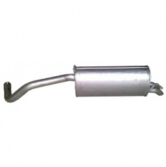 Hinterer Teil des Škoda Fabia 1 Auspuffs.4TDi, 04/2003-03/2010, Fließheck