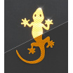 Selbstklebendes Dekor GECKO in Gelb