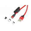 Multikabel USB Lightning/USB C/micro USB 1m UC-08
