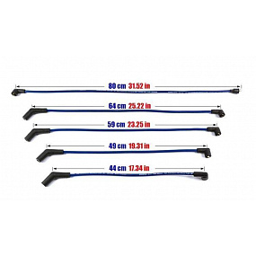 Przewody zapłonowe PowerTEC ROVER 111 214 414 HONDA ACCORD III 85-00 Niebieskie