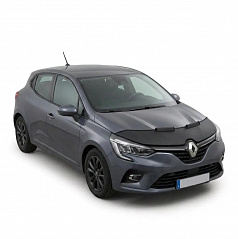 Schwarze Verkleidung der Vorderseite der Motorhaube Renault Clio V 2019–23