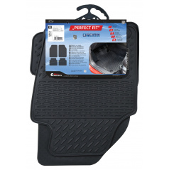 Gummi-Fußmatten mit Befestigung für Škoda Fabia III, Seat Ibiza IV