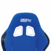 Sportlich verstellbarer Sitz Race Sport Stoff blau