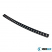 Edelstahl/Carbon-Abdeckung der Oberkante der Heckstoßstange Mercedes R 2005-11