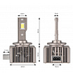 LED-Autolampe XD D2S, D2R 70W 6500K 8600LM (mit Widerstand) 2 Stk