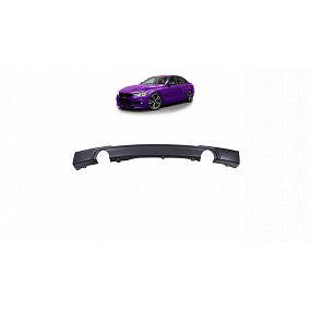 BMW 3 F30 F31 Diffusor Hinten Matt Schwarz BMW 3 F30 F31 Diffusor Hinten Matt Schwarz