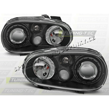 VW GOLF IV 1997-03 KLARES VORDERLICHT R32-BLICK SCHWARZ