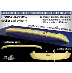 HONDA JAZZ (02+) Heckspoiler. obere Tür