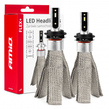 Automobil-LED-Lampen Serie FLEX+ H7-6 12V 24V 6000K Canbus