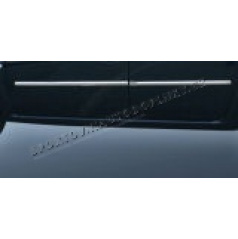 Dacia Logan – seitliche Türschutzleisten aus Edelstahl und Chrom OMSA LINE