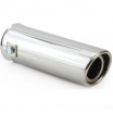 Sportliches Edelstahl-Auspuffrohr rund 51 mm