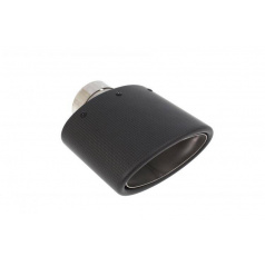 Endstück des Schalldämpfers 82x152mm Eingang 60mm Carbon Matt