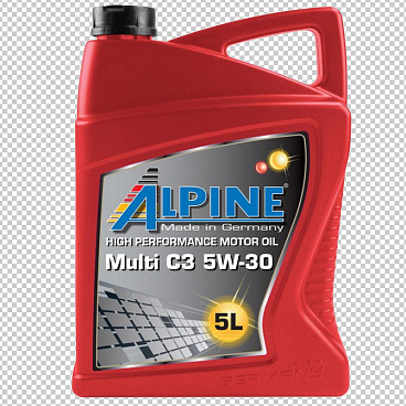 Synthetisches Motoröl Alpine Multi C3 5W-30 1 oder 5 L Synthetisches Motoröl Alpine Multi C3 5W-30 1 oder 5 L