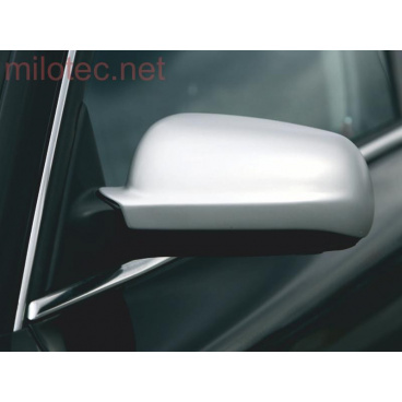 Spiegelabdeckungen Milotec – ABS silber matt, Škoda Superb