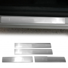 Einstiegsleisten aus rostfreiem Chrom Omtec VW Touran 2003-10