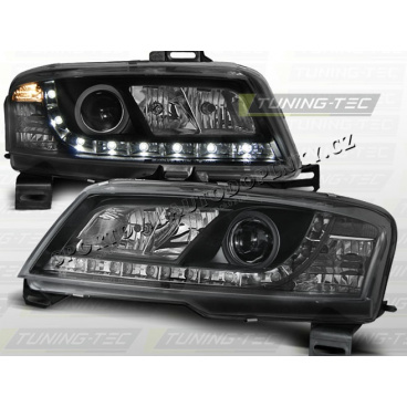 FIAT STILO 2001-08 FRONT CLEAR LIGHTS DAYLIGHT LED BLACK