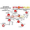 Mitsubishi Lancer Evolution Evo VII-VIII-IX StrongFlex Satz Silentblöcke nur für Hinterachse 12-tlg