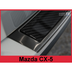 Carbonabdeckung - Schwellerschutz für die hintere Stoßstange Mazda CX-5 2014-17