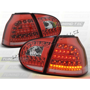 VW GOLF V 2003-09 LED-HECKLEUCHTEN ROT WEIß