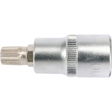 Verlängerung 1/2" Vielzahn-Bit M10 55 mm Verlängerung 1/2" Vielzahn-Bit M10 55 mm