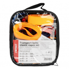 Satz von Spannriemen und elastischen Spannern AMiO-03293