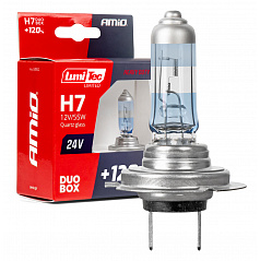 Halogenlampen H7 24V 70W PX26d LumiTec LIMITED +120% DUO AMIO-04952