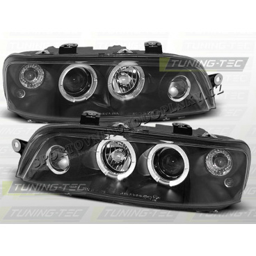 FIAT PUNTO II FRONTKLARLEUCHTEN ANGEL EYES SCHWARZ