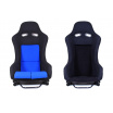 Sporthartschale A1 RACING GTR schwarz/blauer Velours