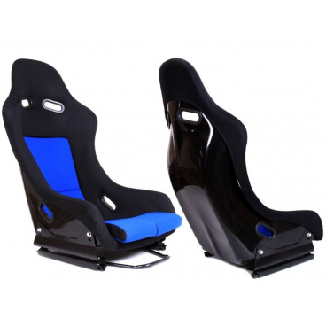Sporthartschale A1 RACING GTR schwarz/blauer Velours Sporthartschale A1 RACING GTR schwarz/blauer Velours